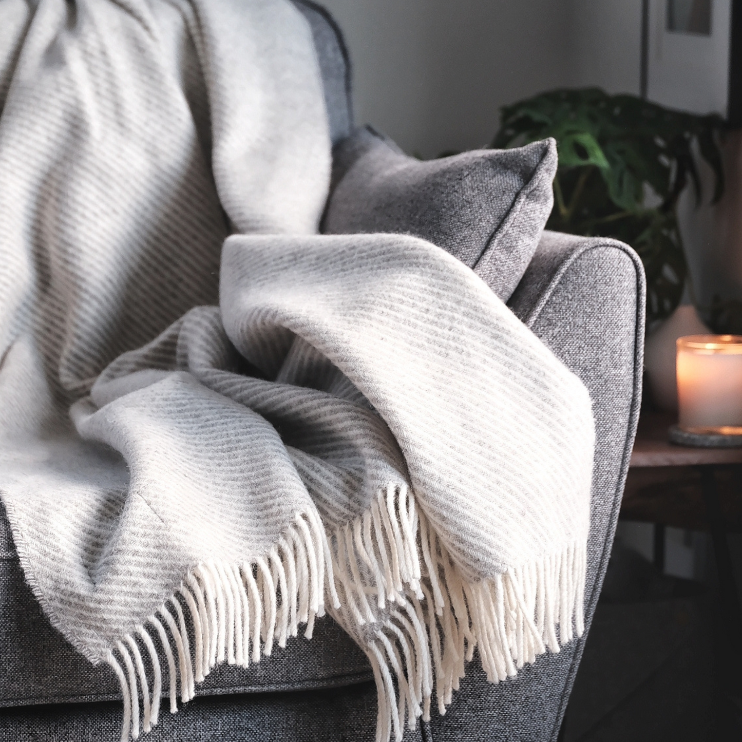 Jacob Classic Blanket in Silver