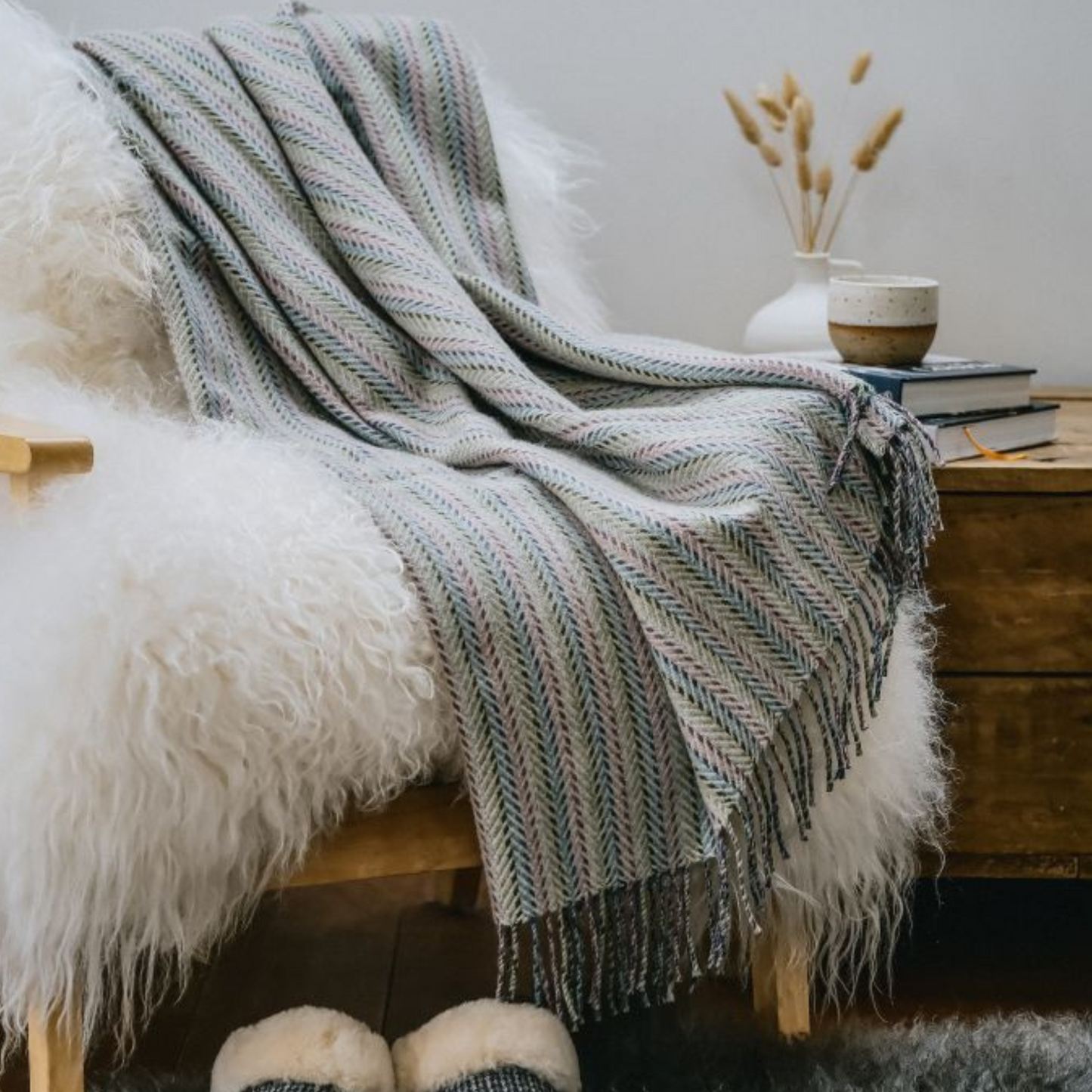 Waternish Inspired Wool Throw