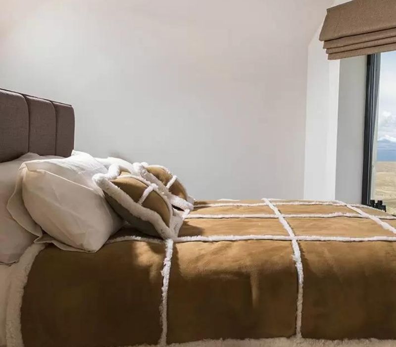 Spice Double Sided Sheepskin Bedspread