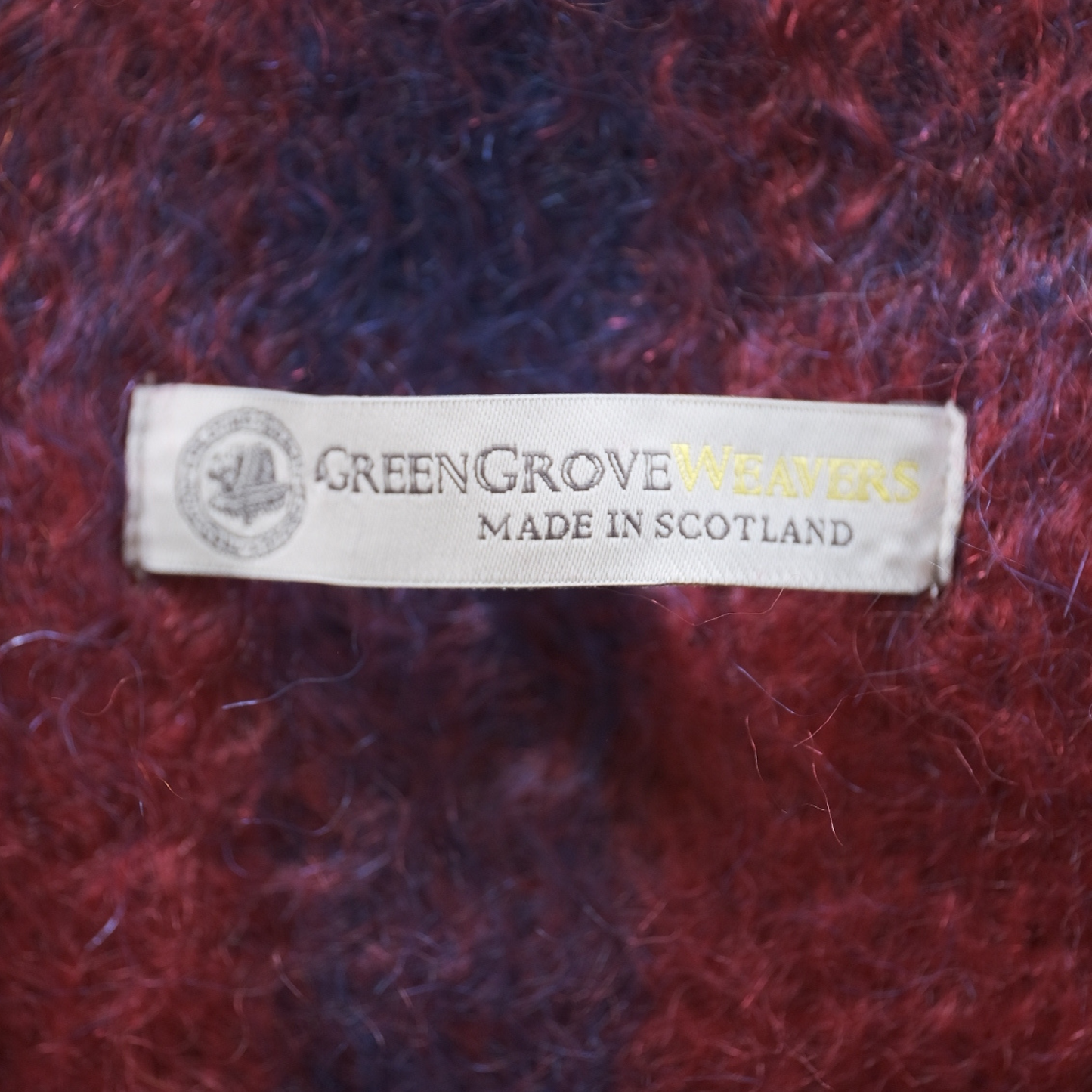 Mohair Scarf in Orangeade