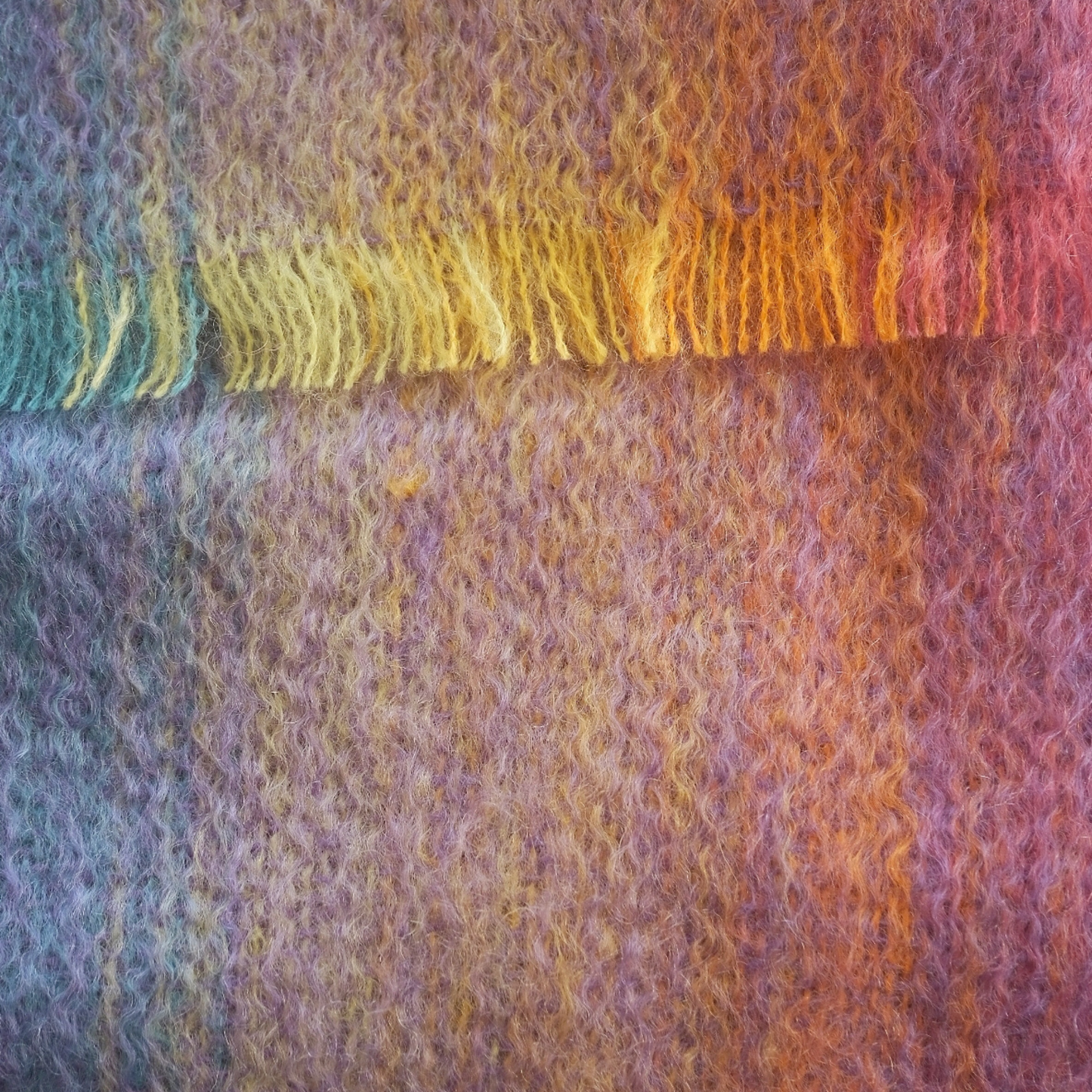 Lavender Mohair Scarf