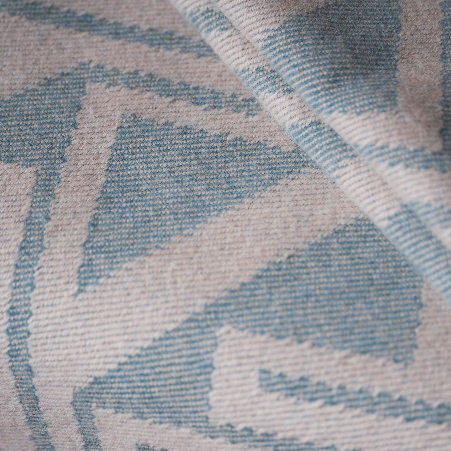 Fortriu Wool Throw in Woad