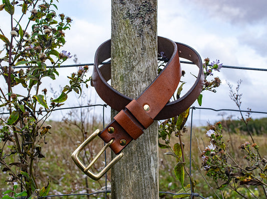 Oak Tanned Leather Belt