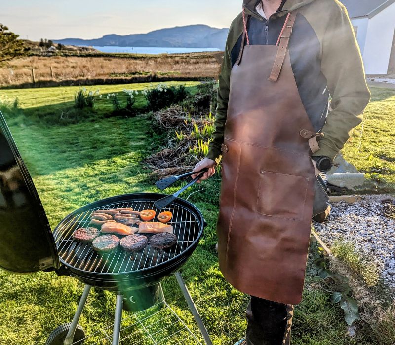Rustic Leather Apron