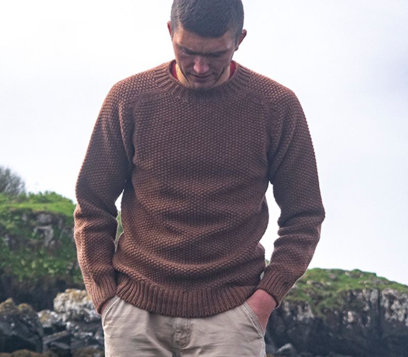 Hazelnut Crew Neck Sweater