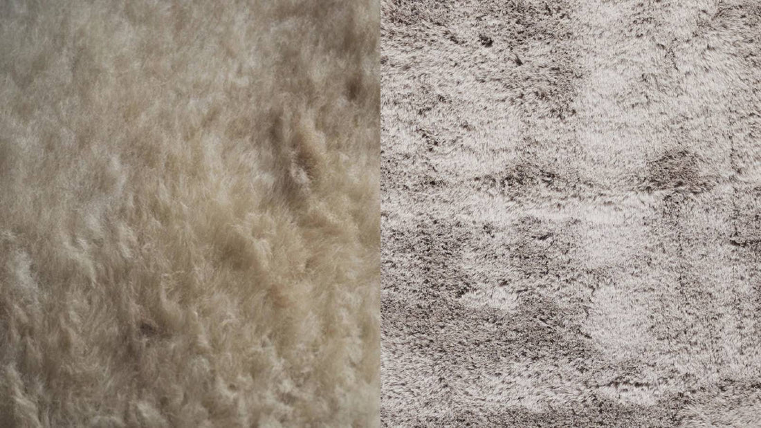 Real vs faux sheepskin rugs