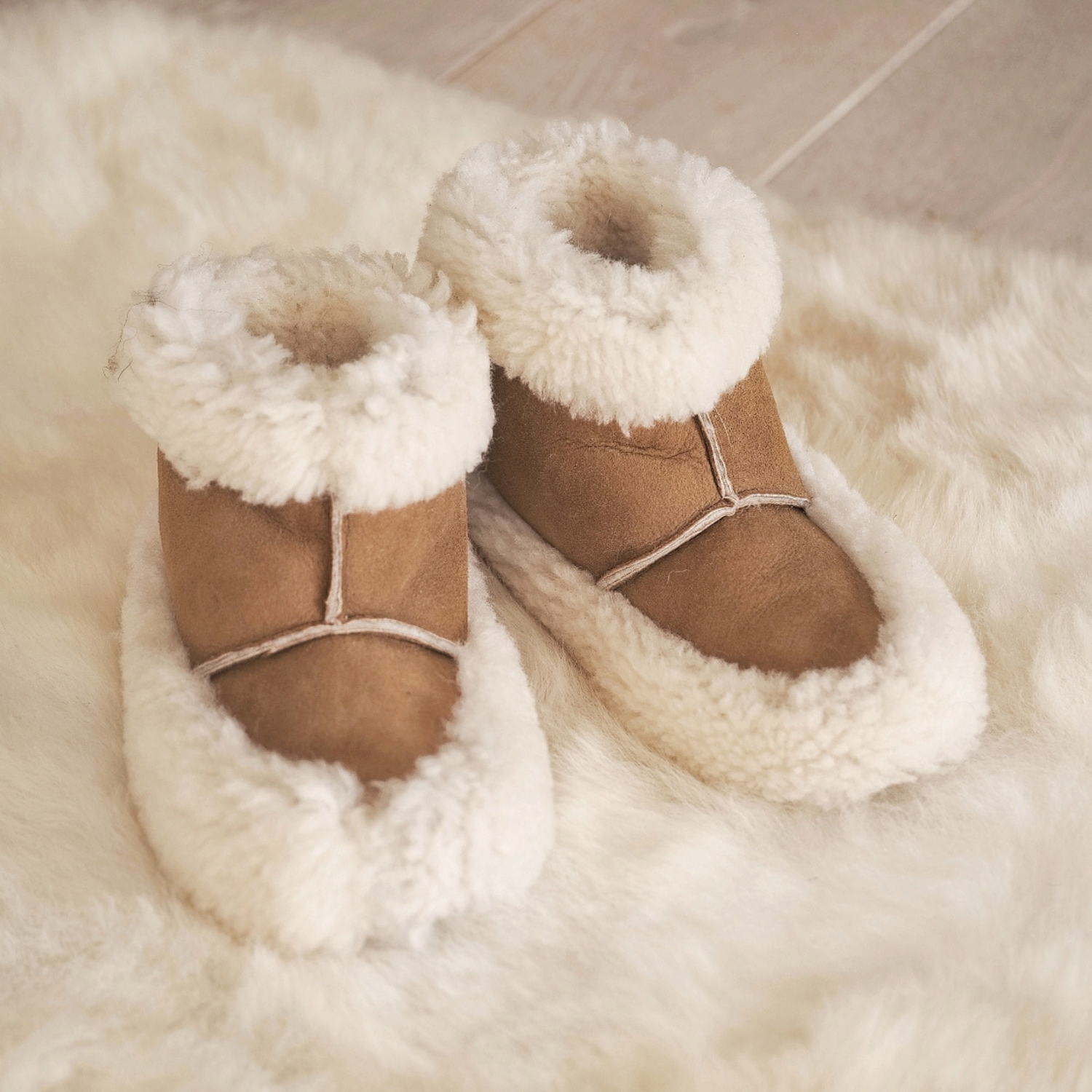 Sheepskin slippers