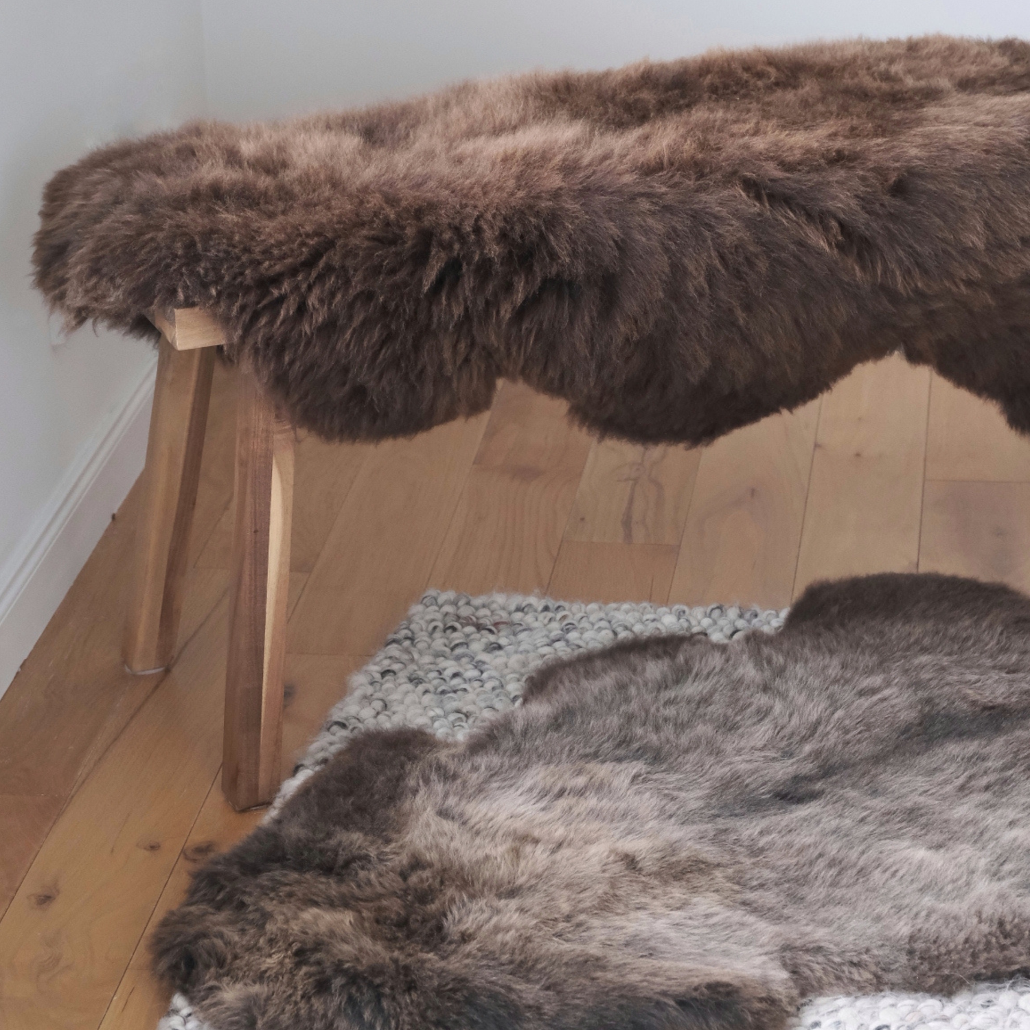 Natural Brown Sheepskins