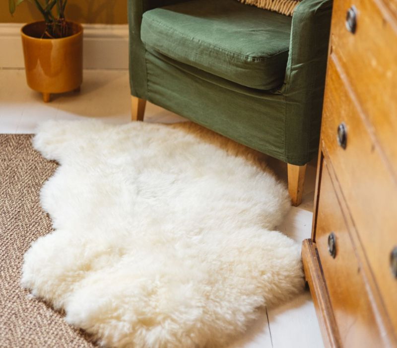 Natural White Sheepskins