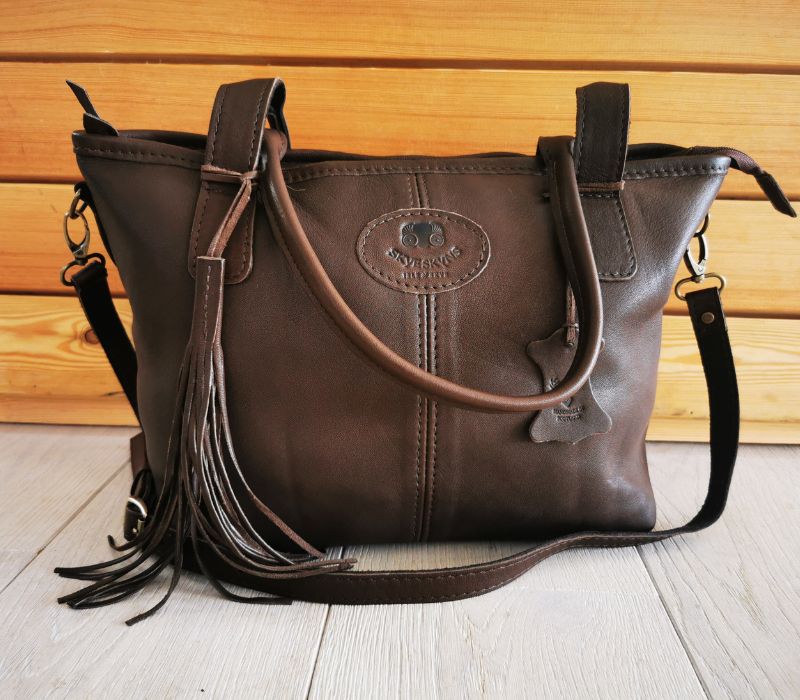 Tweed and Leather Handbags