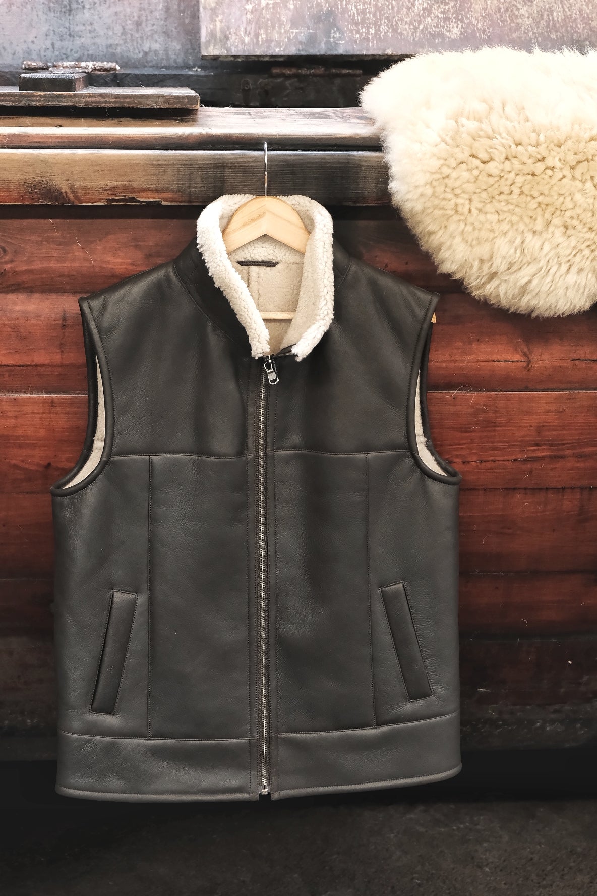 Harvey Sheepskin Gilet