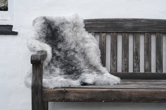 ICELANDIC SHORN SHEEPSKIN RUG/THROW