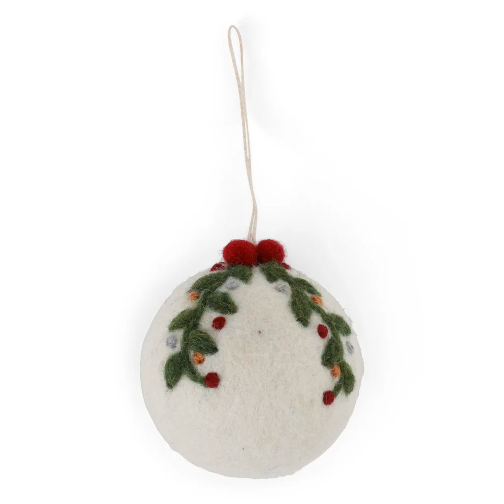 Christmas Bauble with Garland
