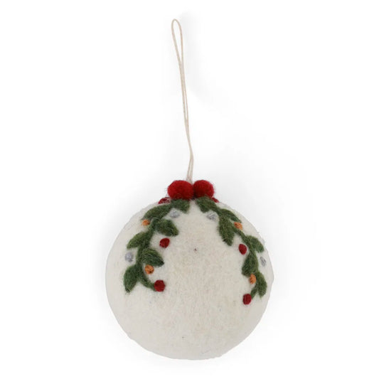 Christmas Bauble with Garland