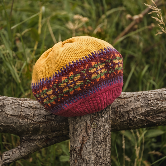 Islay Beret in Honeycomb