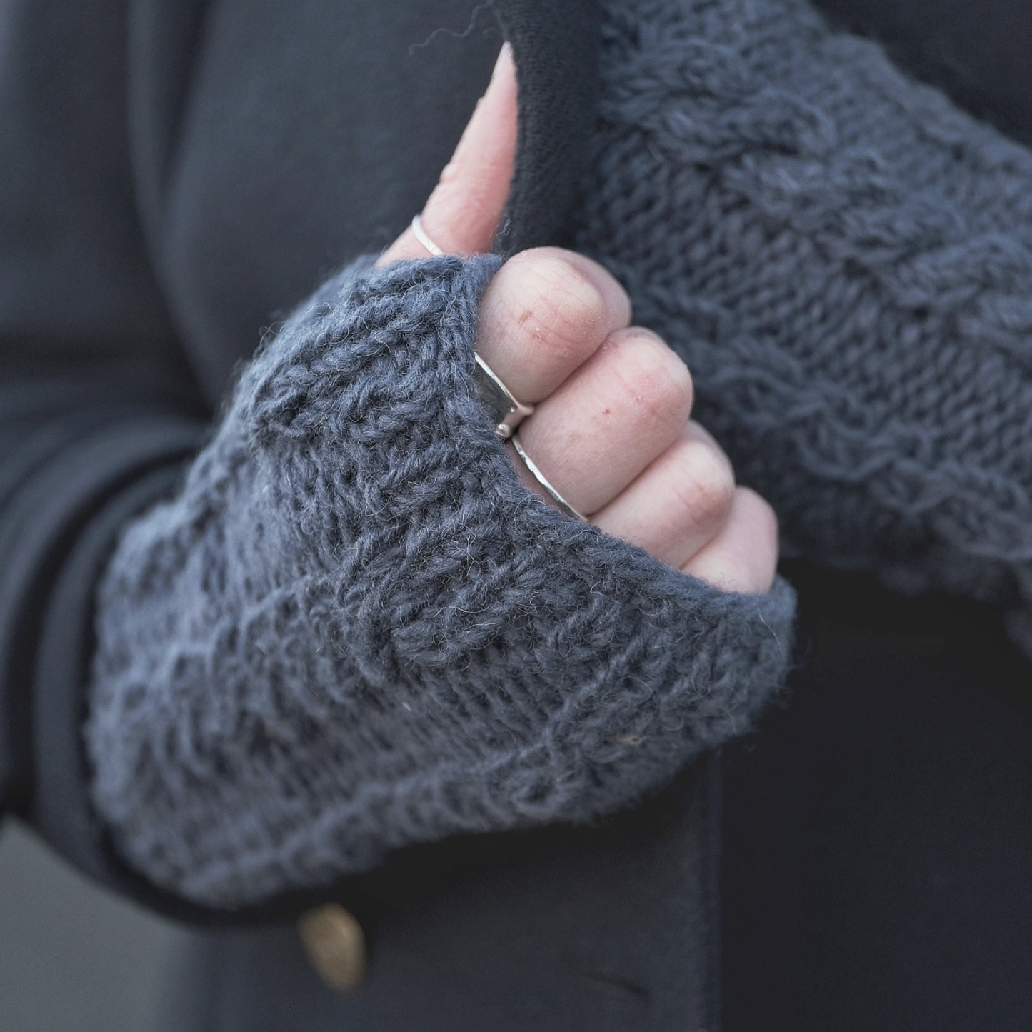 Chamonix Hand Warmers in Jeans (UNISEX)