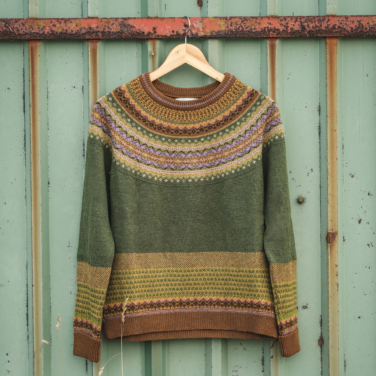 Alpine Sweater in Thistle