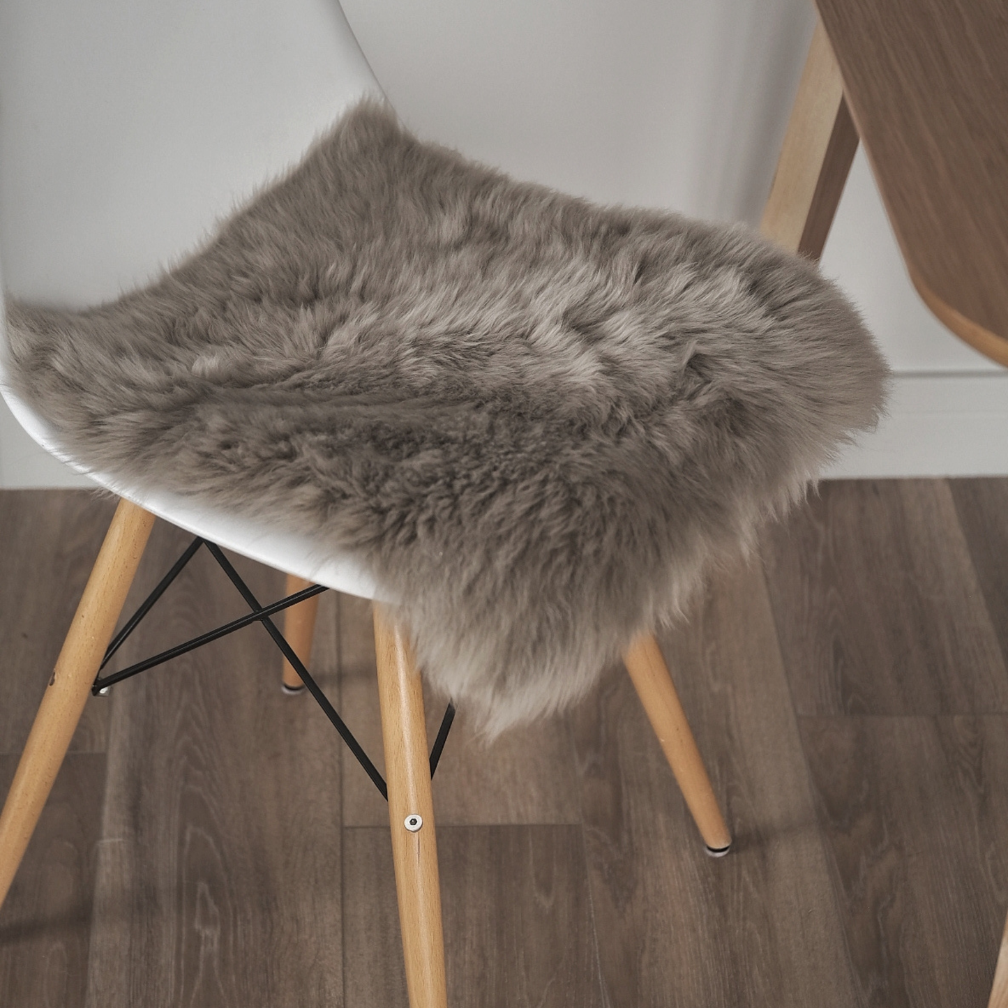 Square Seat Pad in Taupe Grey