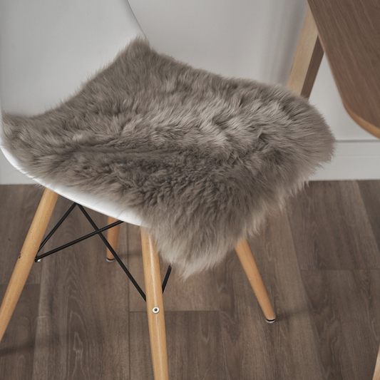 Square Seat Pad in Taupe Grey