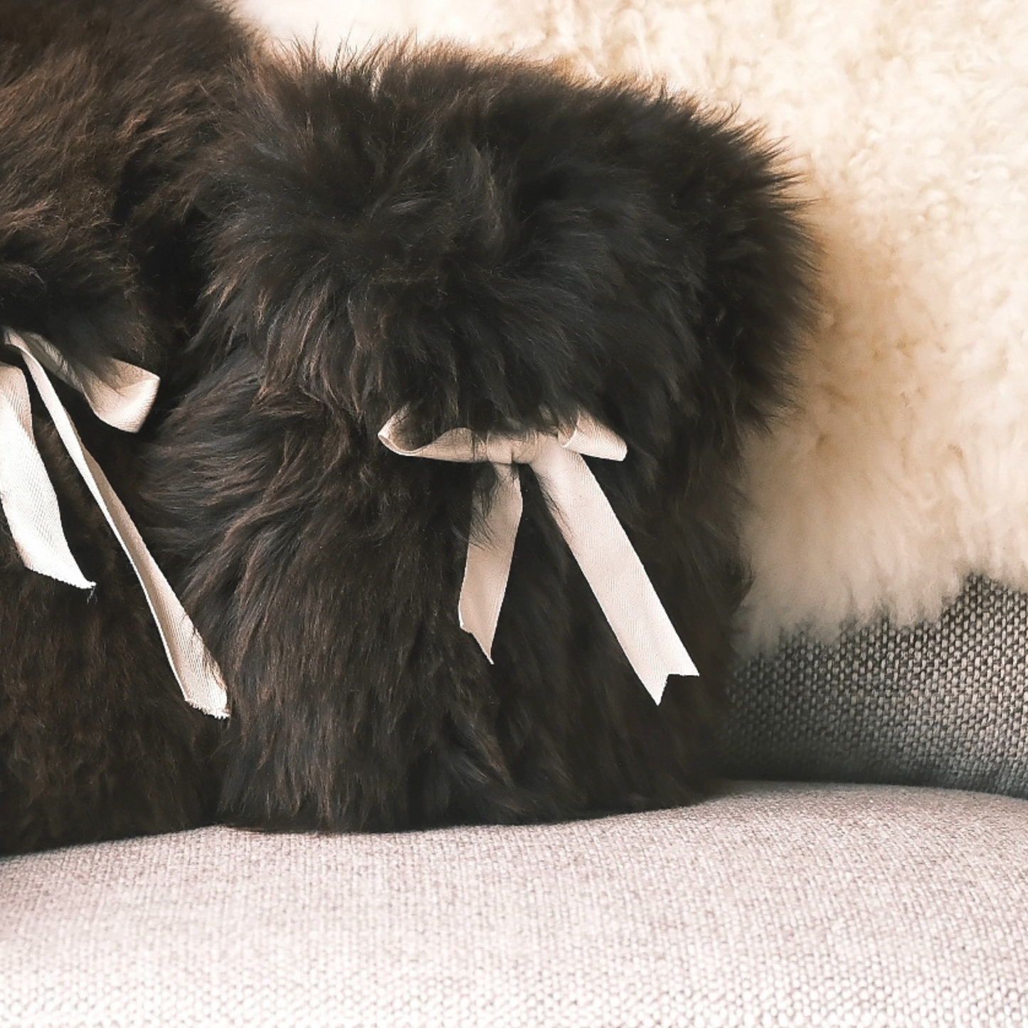 Small Sheepskin Snuggle in Brown