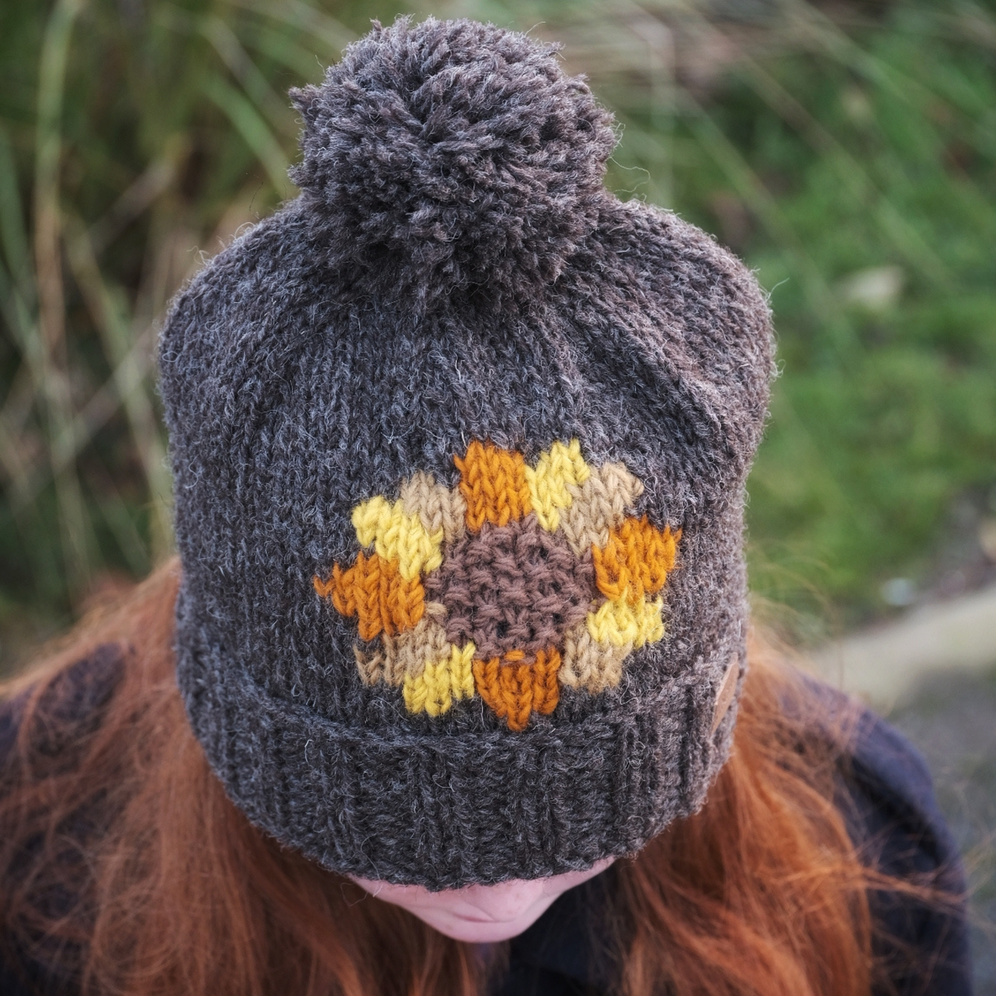 Sunflower Bobble Hat