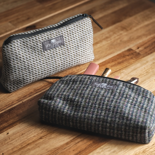 Skye Tweed Cosmetic Pouch
