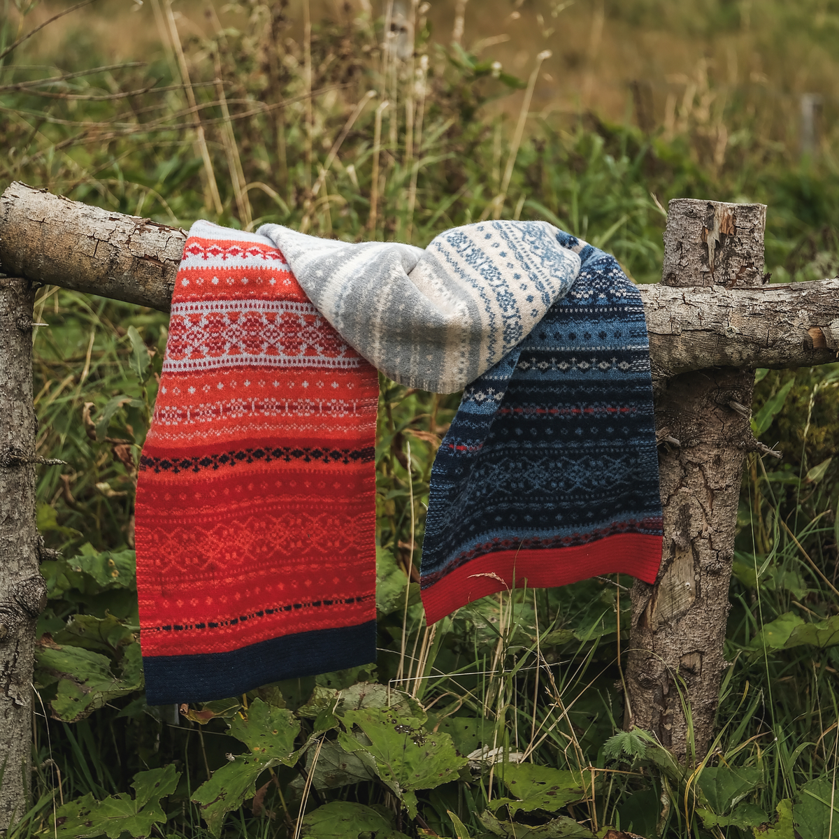 Alloa Scarf in Blue Bella