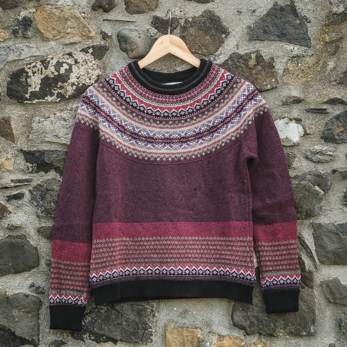 Alpine Sweater in Tyrian