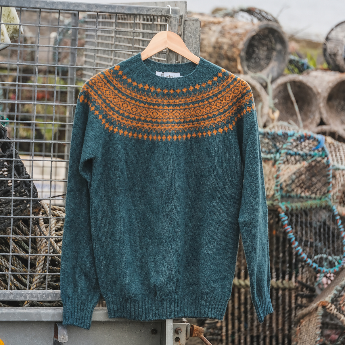 Rannoch Sweater in Tempest Amber