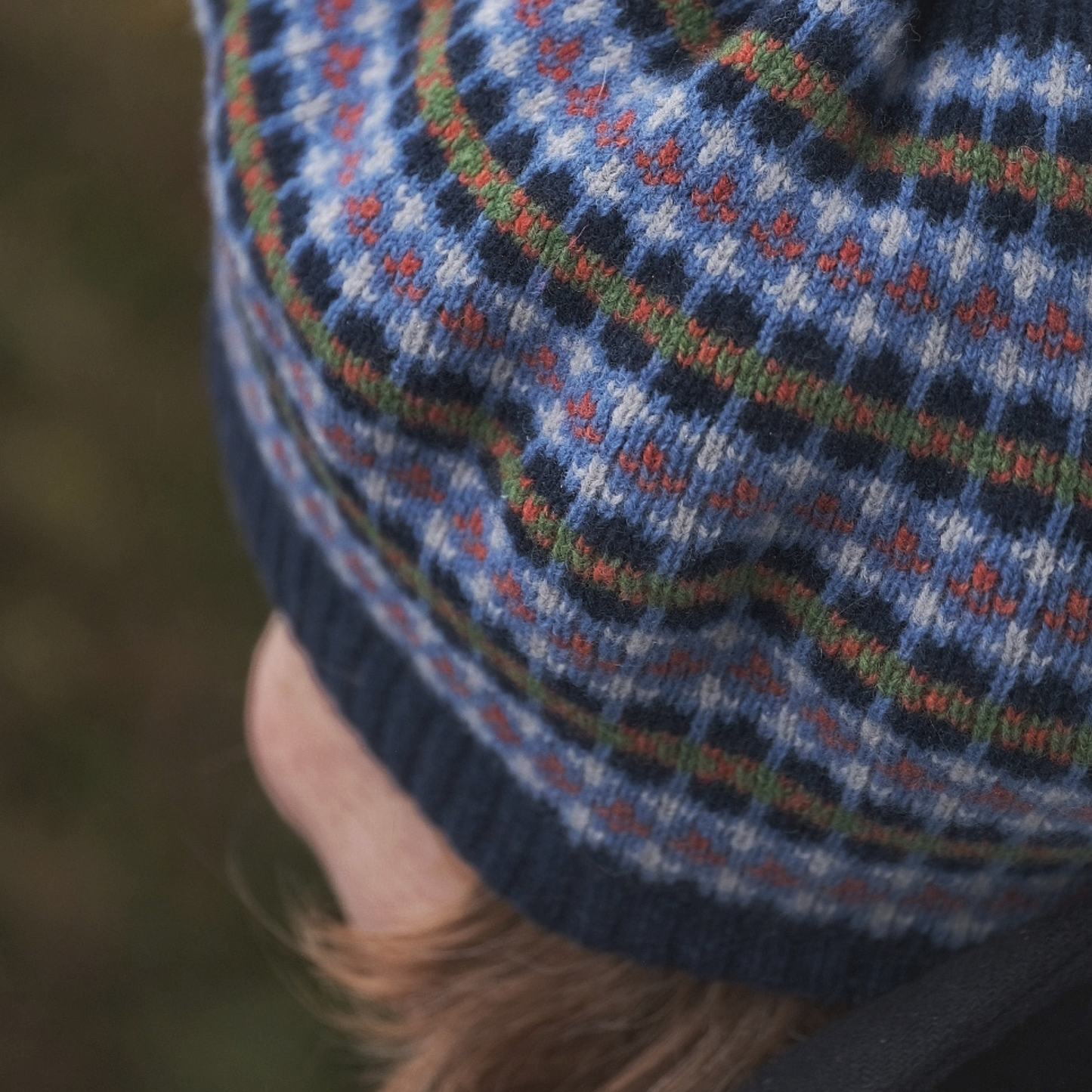 Lewis Beret in Bluebell