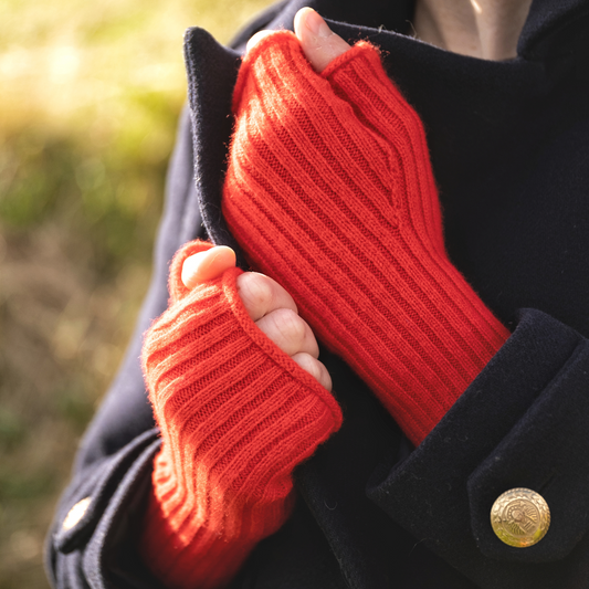 Brodie Fingerless Mittens (choice of colours)