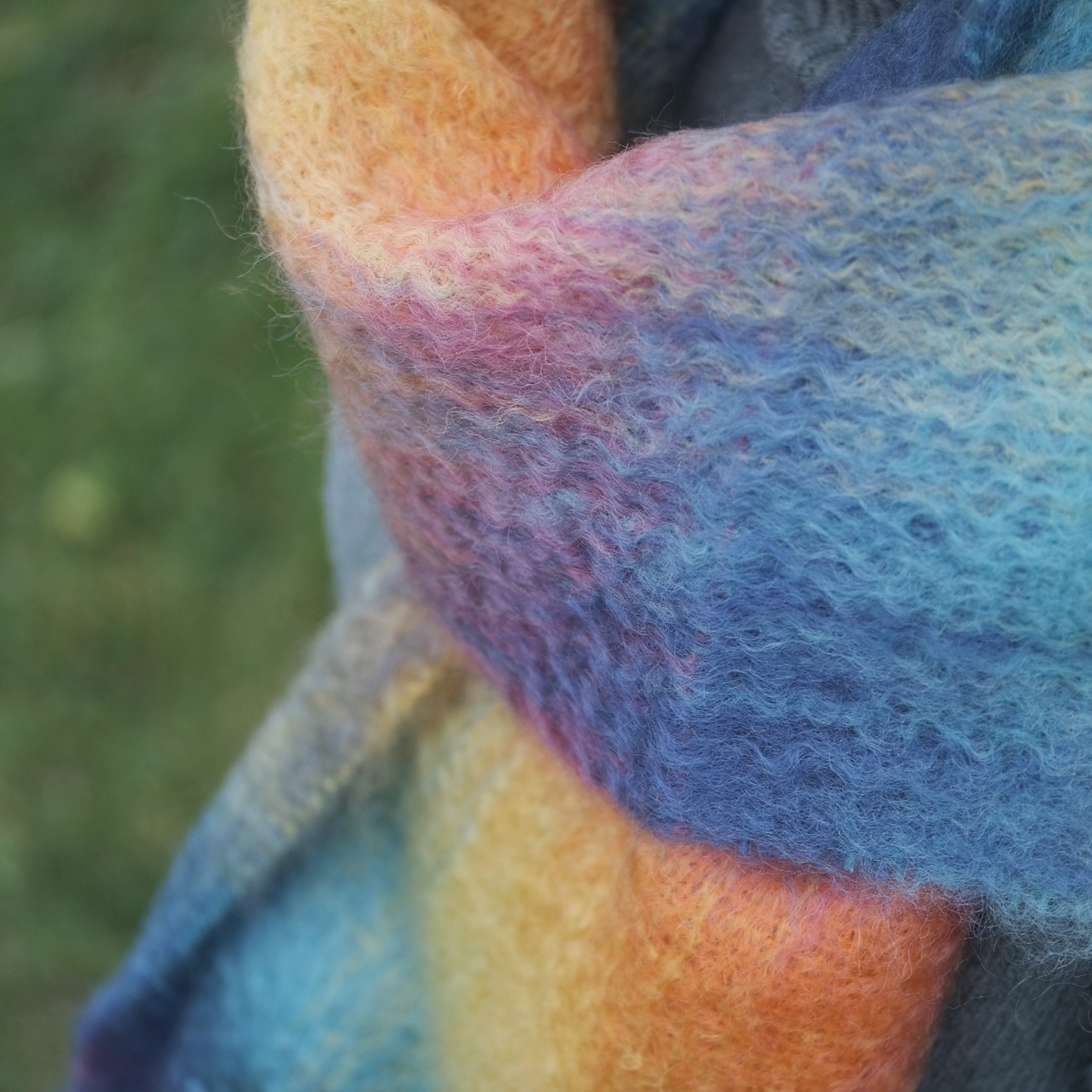 Hue Mohair Scarf