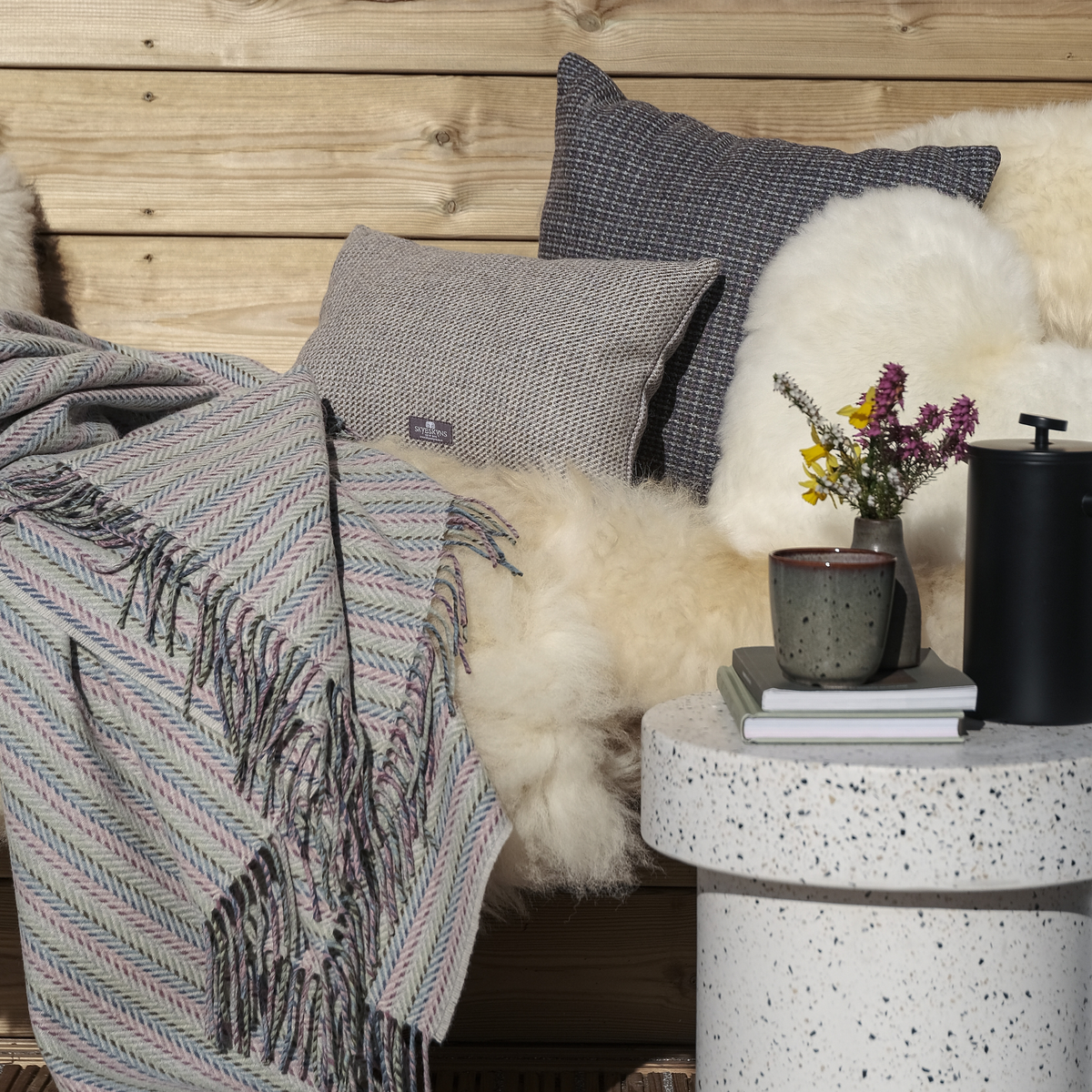 Waternish Inspired Wool Throw