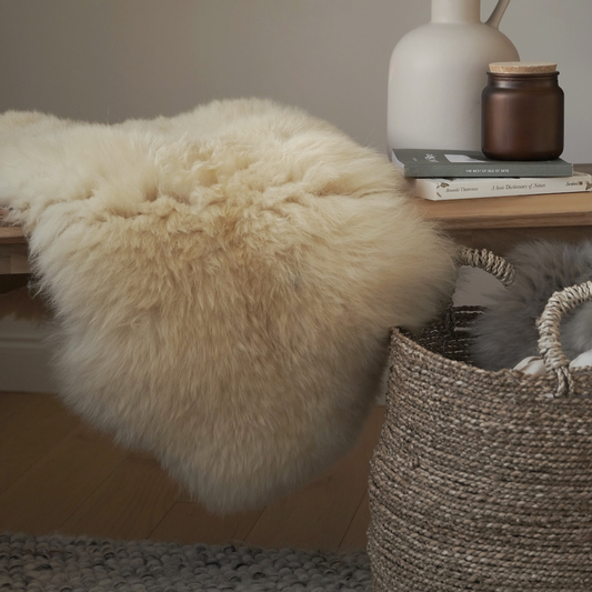 Mimosa Medium White Highland Sheepskin Rug