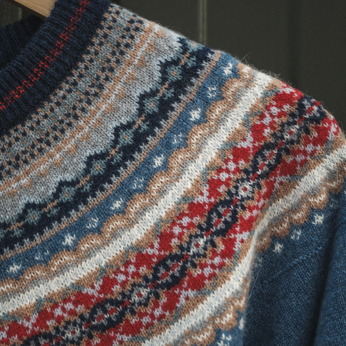 Alpine Cardigan in Blue Morning