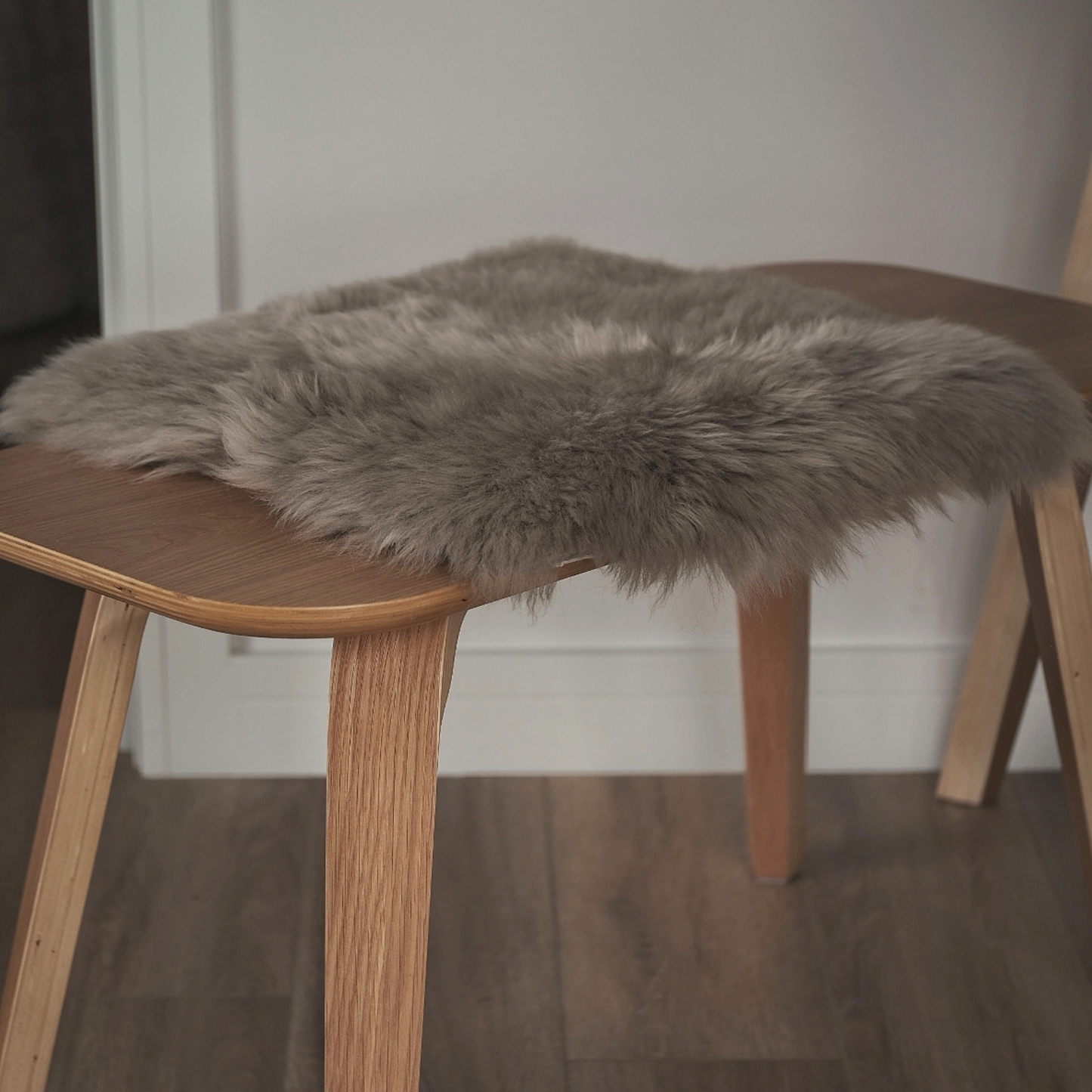 Square Seat Pad in Taupe Grey