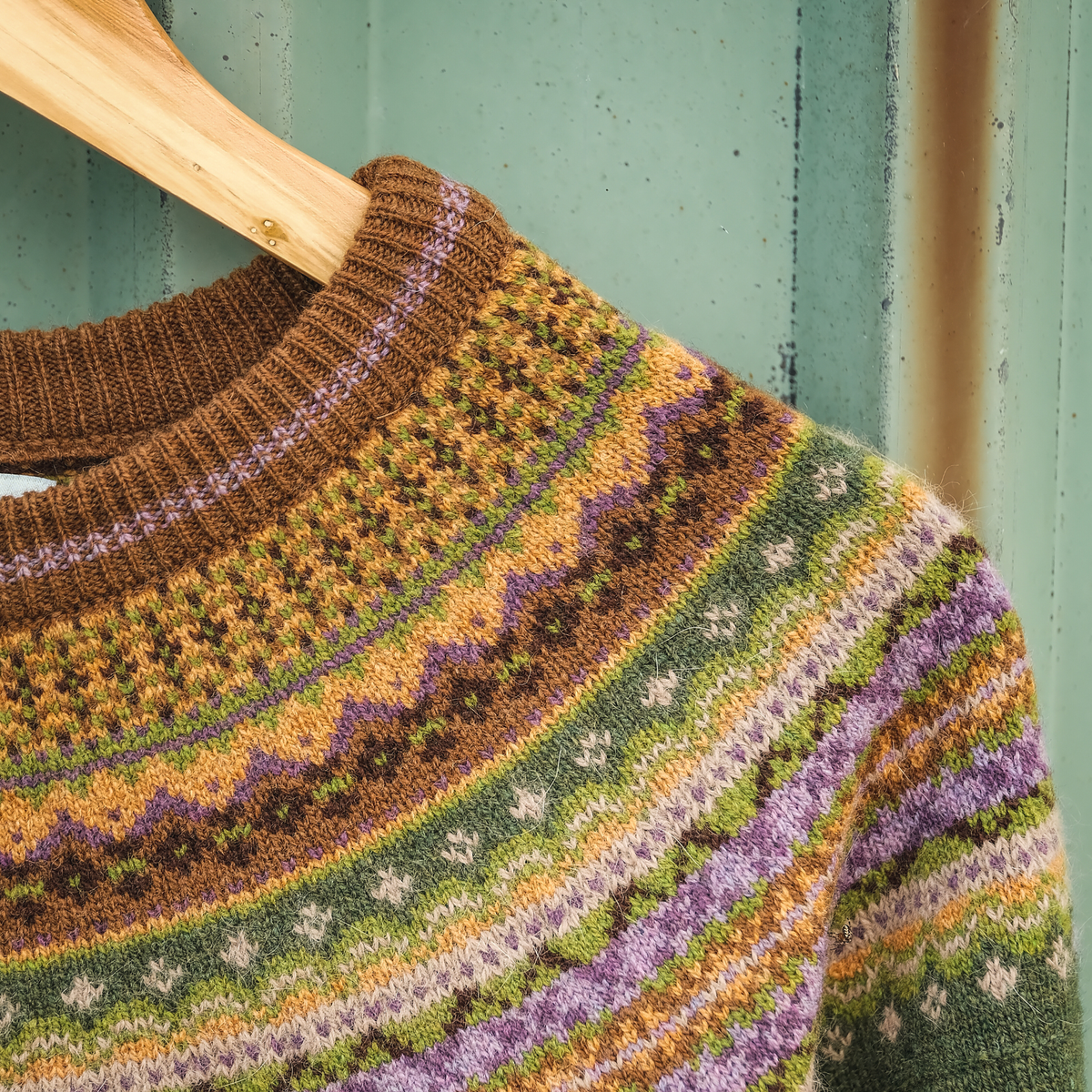 Alpine Sweater in Thistle
