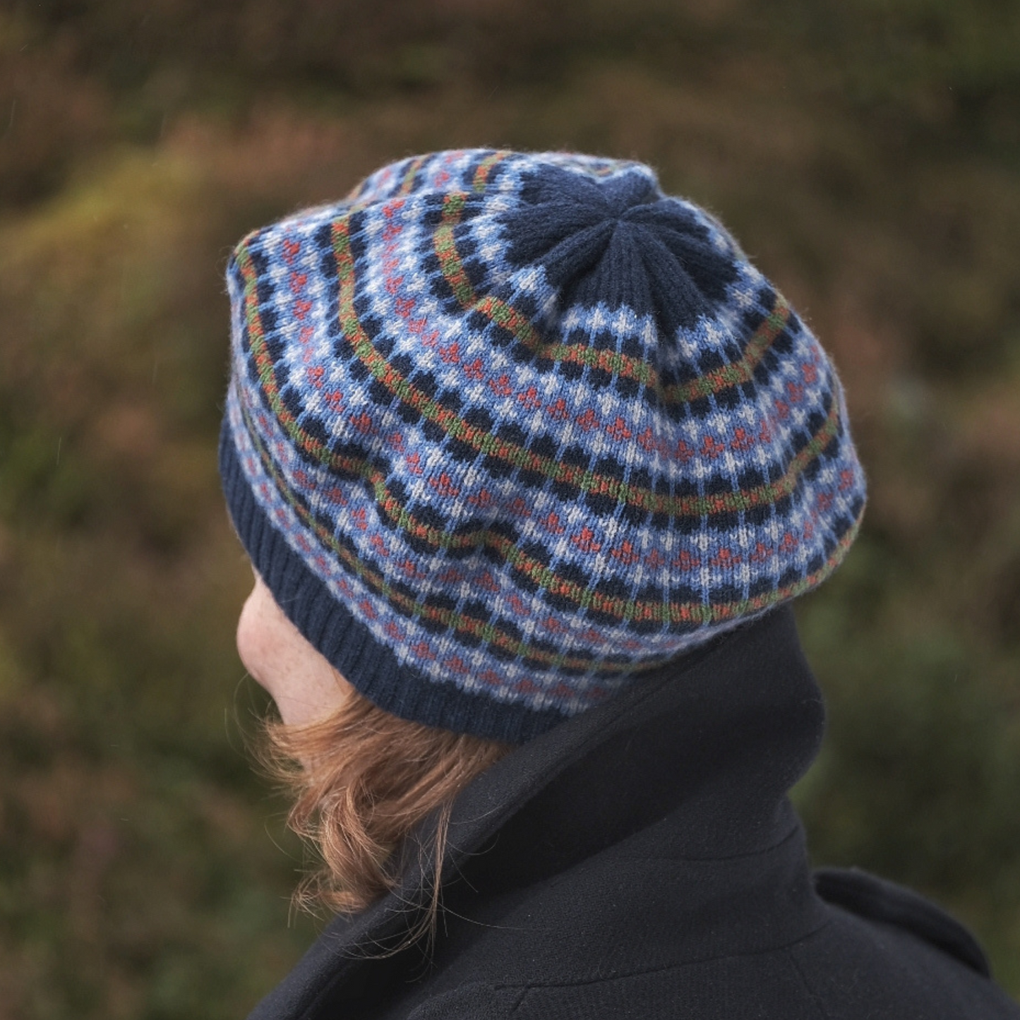 Lewis Beret in Bluebell