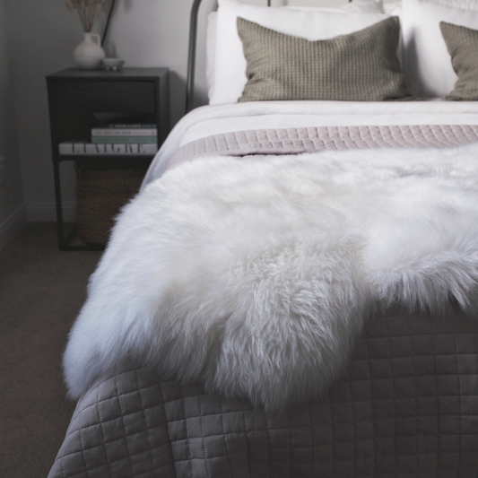 MERINO SUPER SHEEPSKIN RUG 110X70CMS