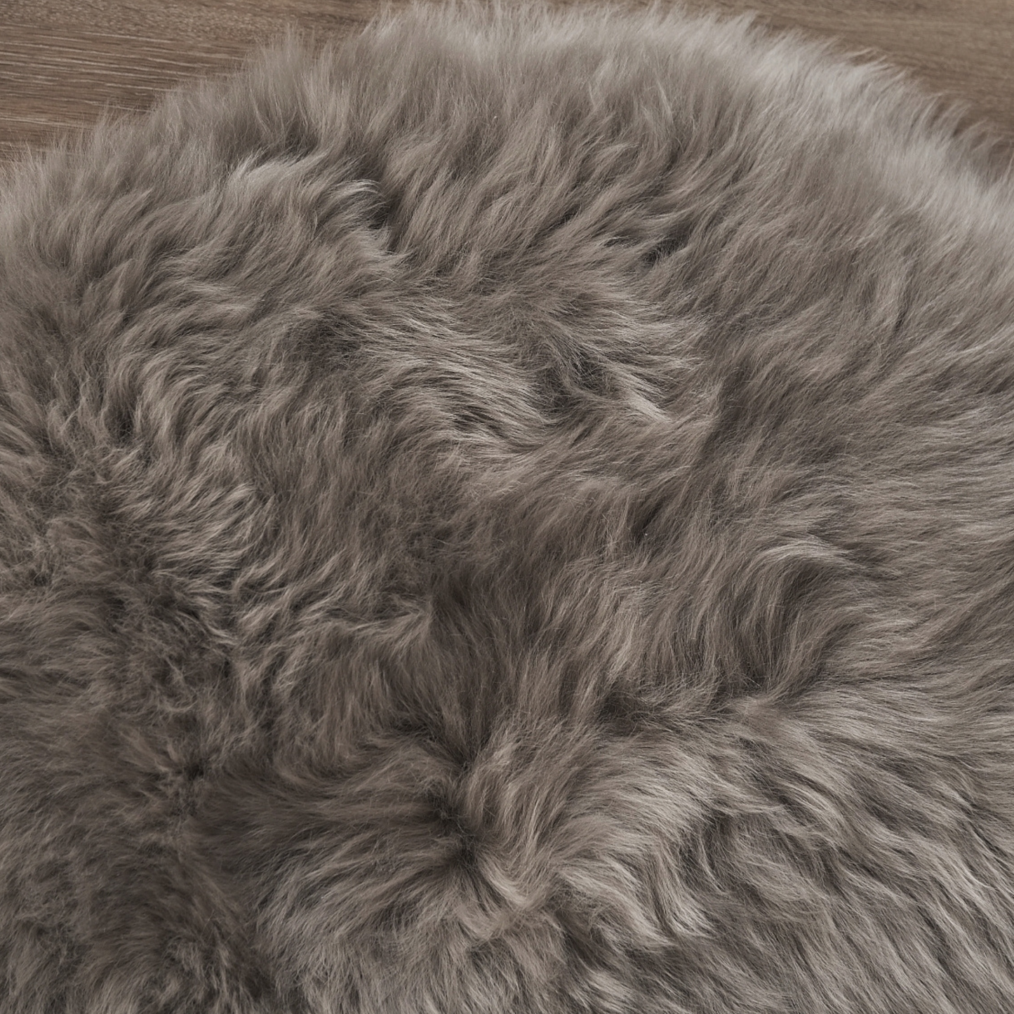 Small Round Seat Pad in Taupe Grey