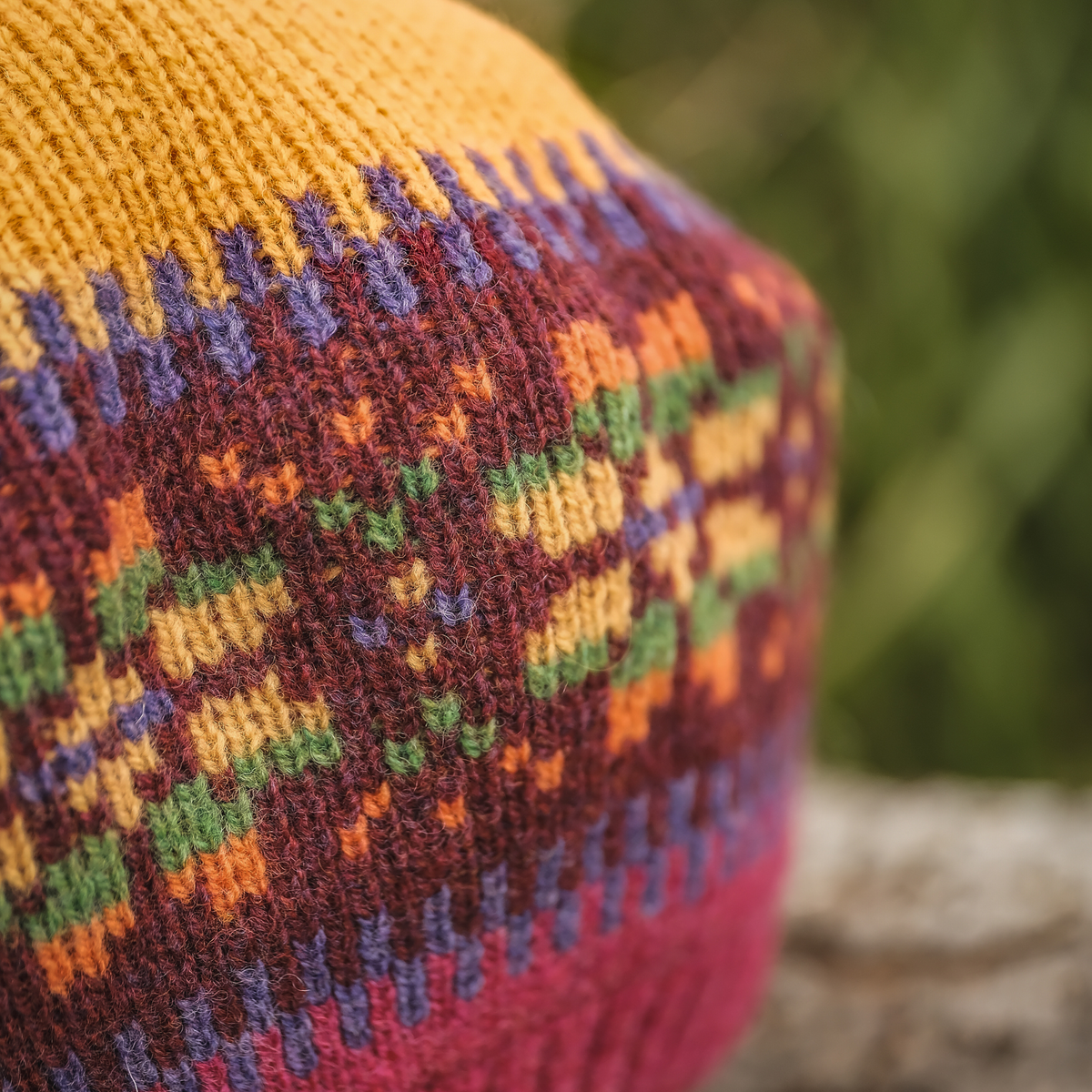 Islay Beret in Honeycomb