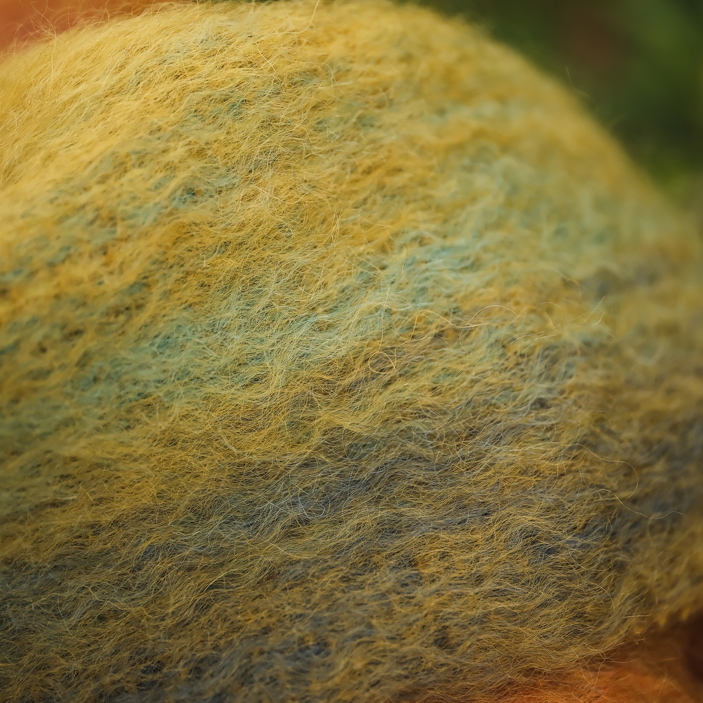 Mohair Scarf in Gold
