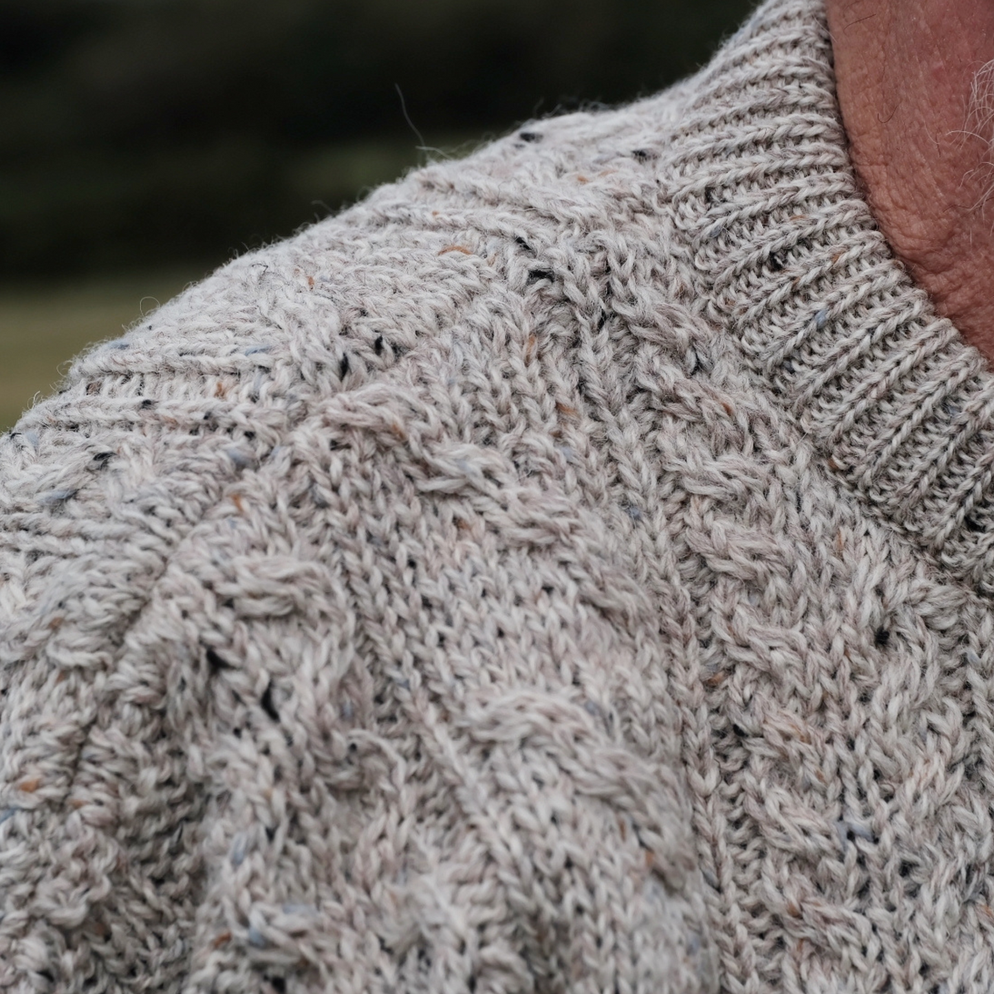 Aran Crew Neck Sweater