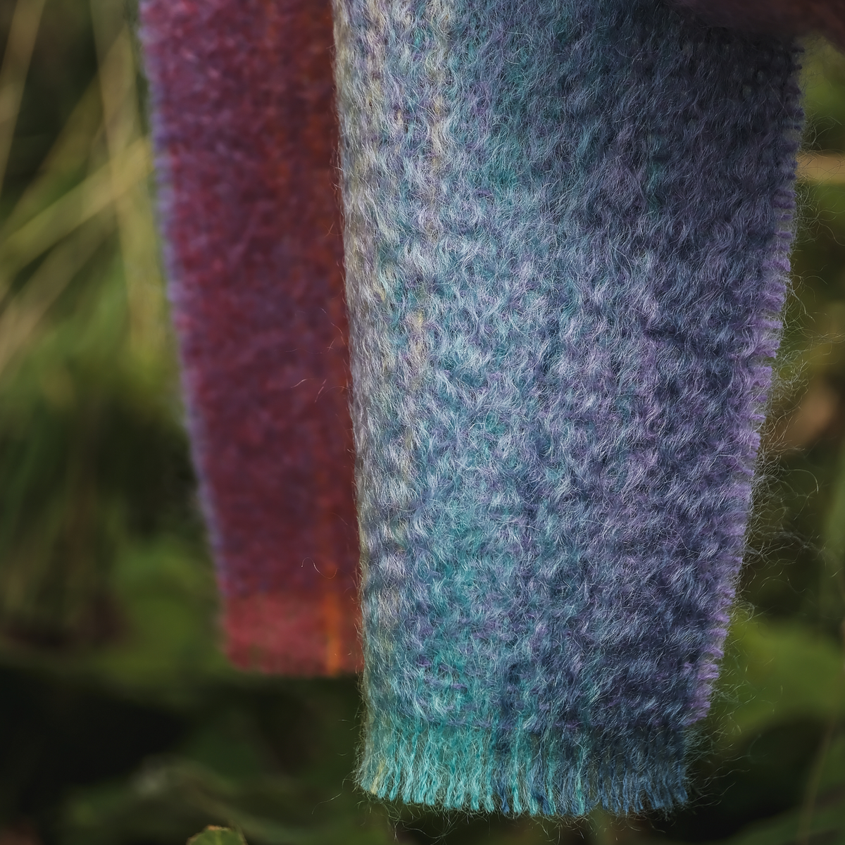 Mohair Scarf in Lavender