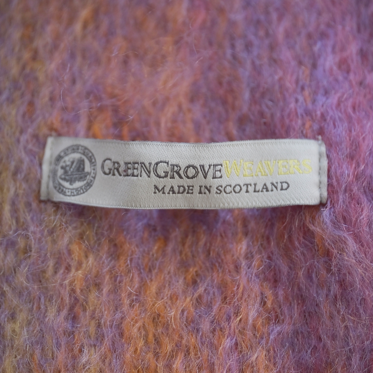 Lavender Mohair Scarf