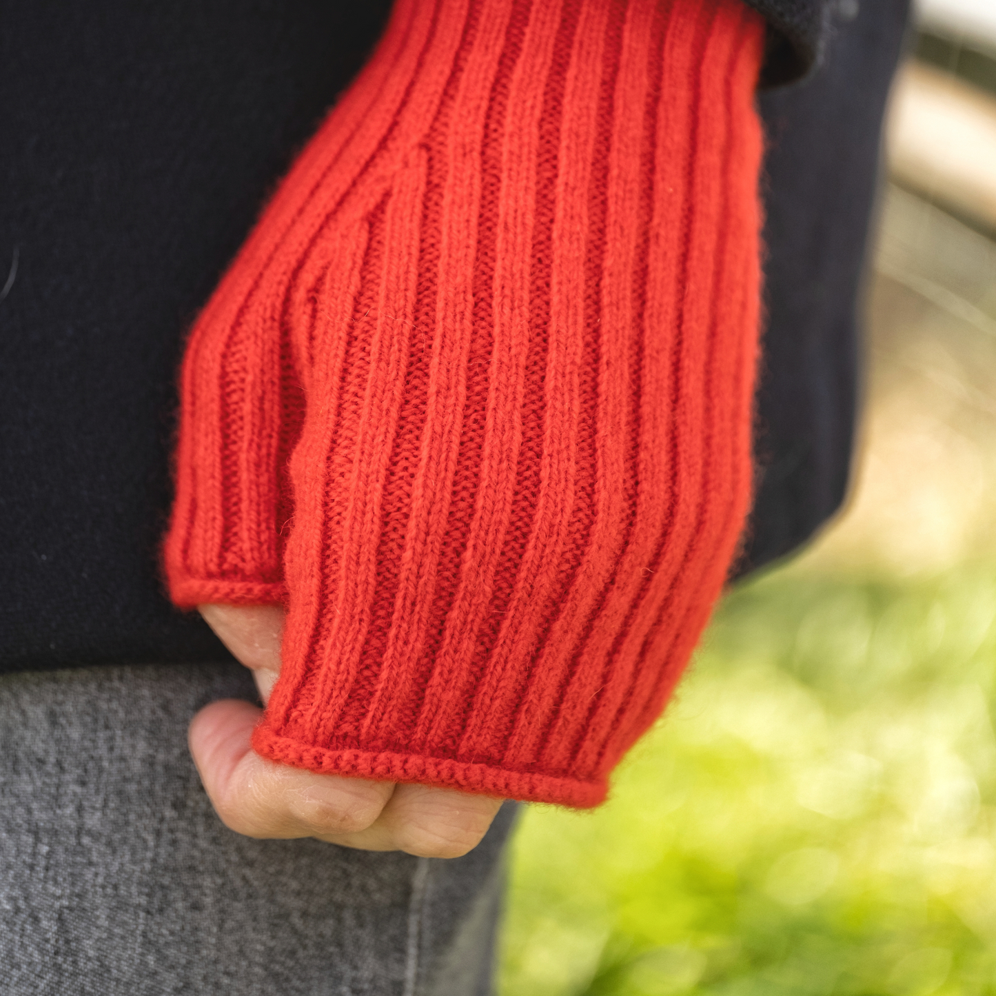 Brodie Fingerless Mittens (choice of colours)