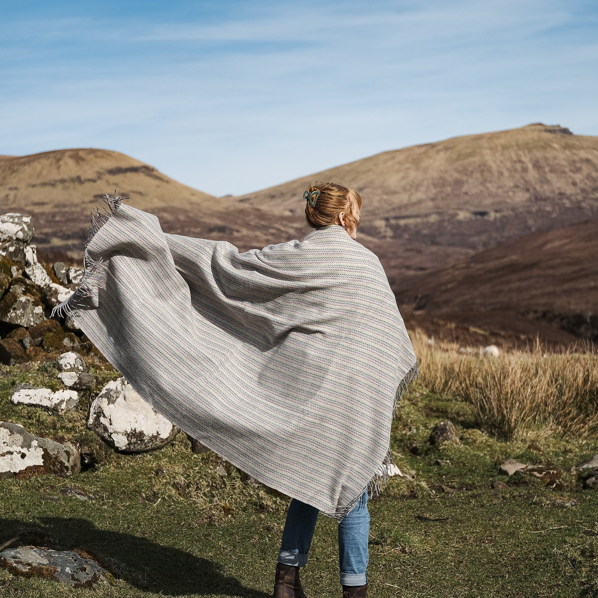 Waternish Inspired Wool Throw