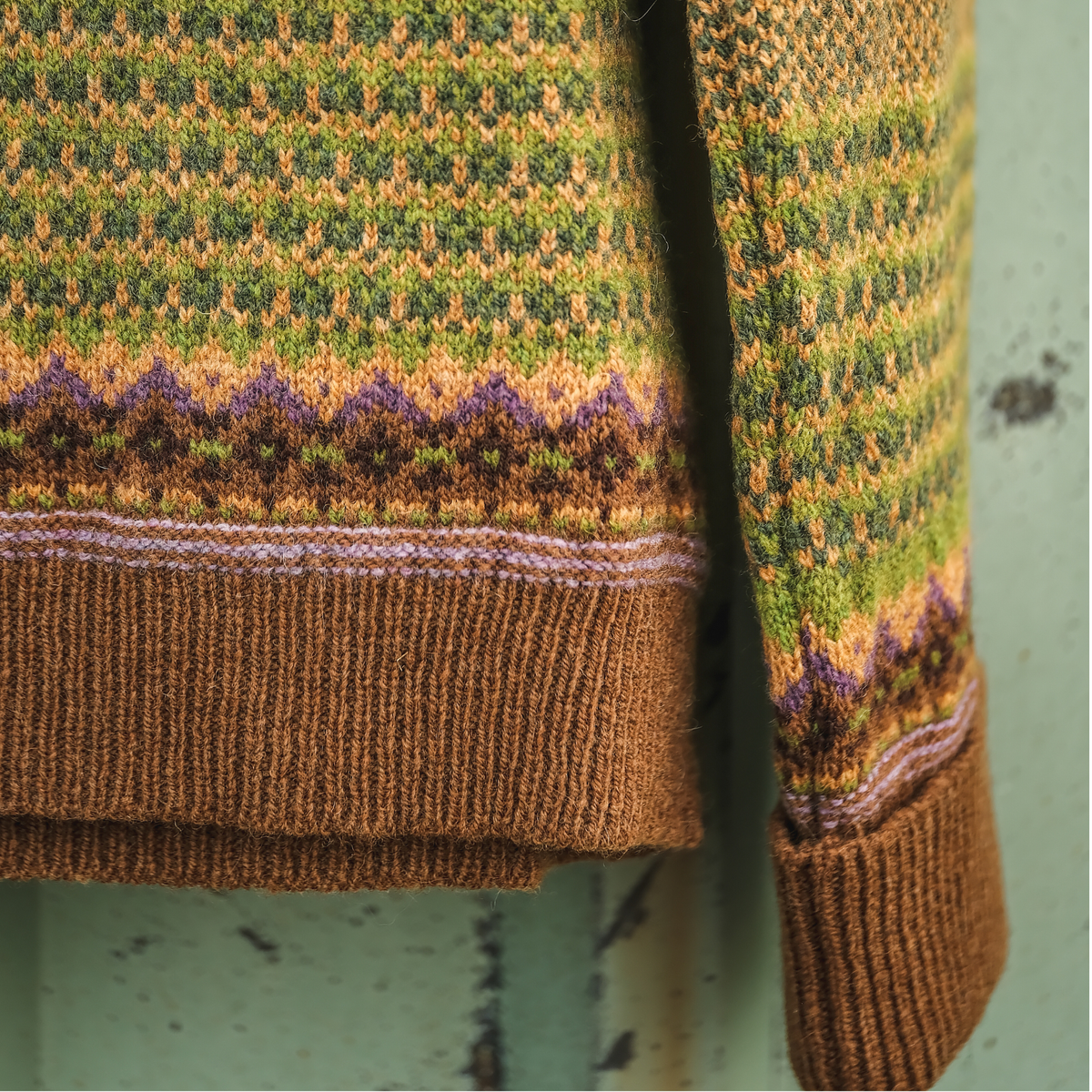 Alpine Sweater in Thistle