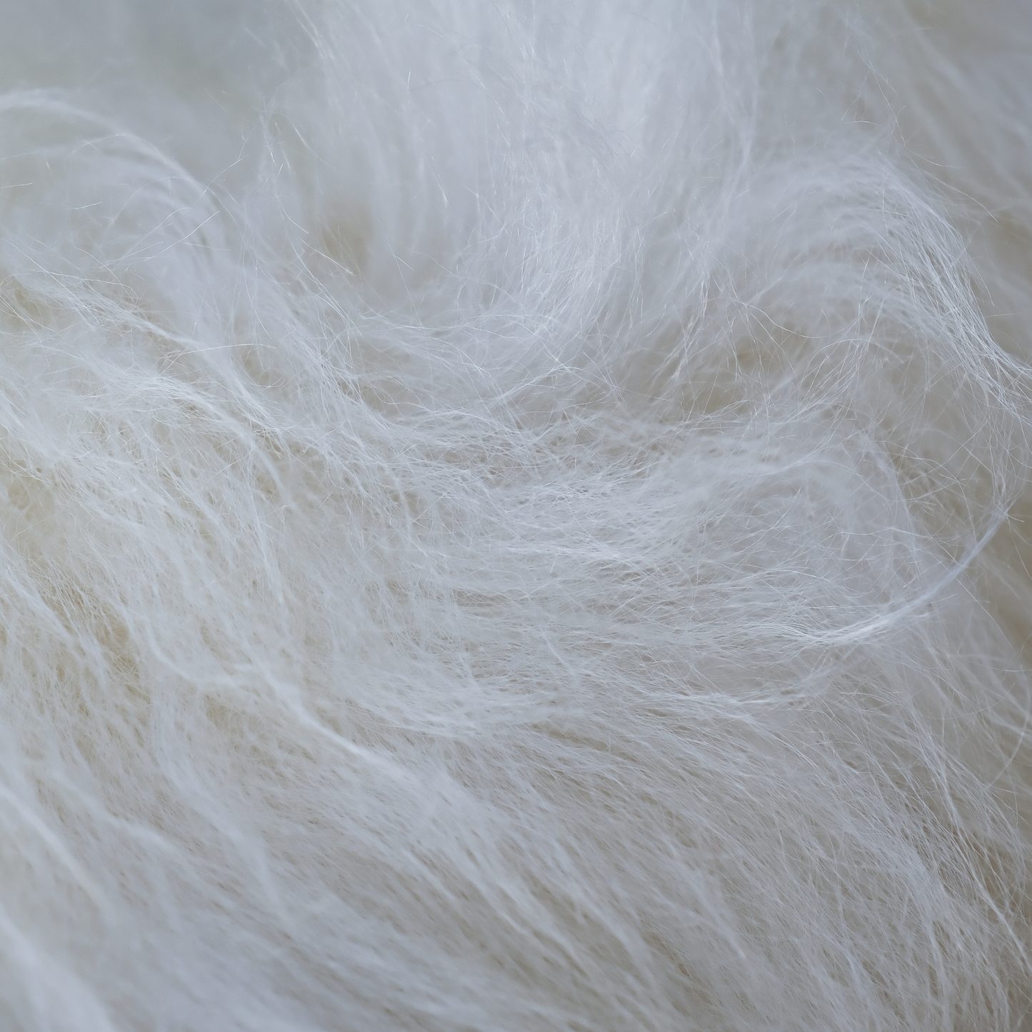 Icelandic White Sheepskin Rug / Throw