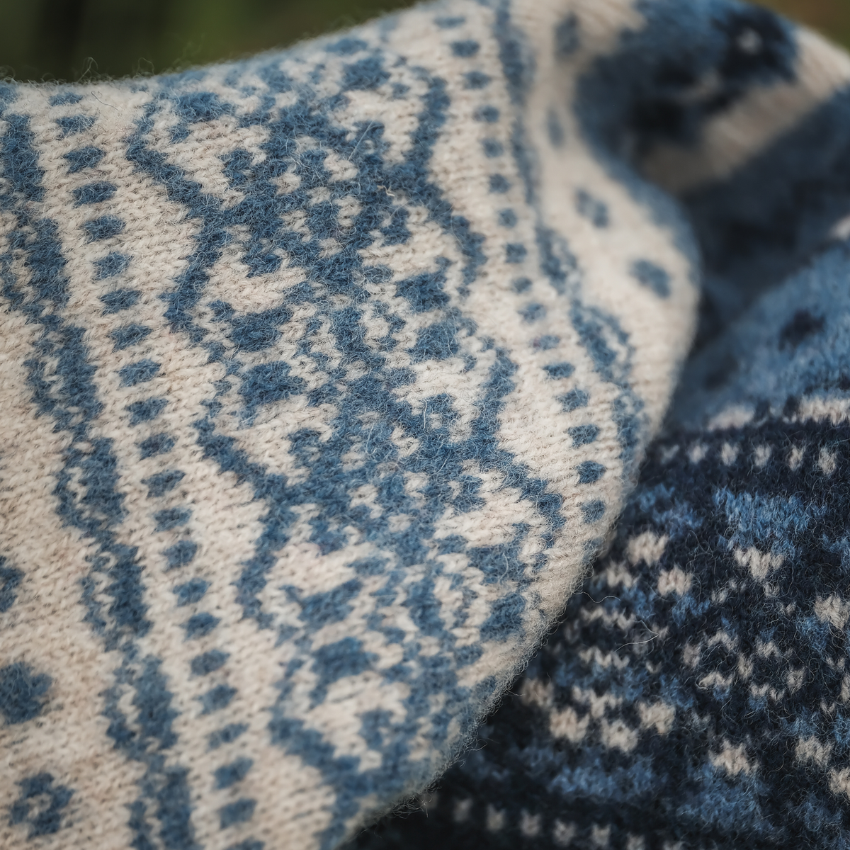 Alloa Scarf in Blue Bella